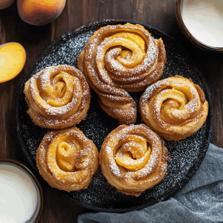 Peach Pie Cruffins Recipe