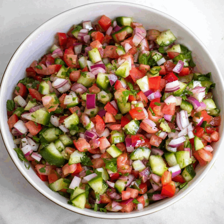 Persian Shirazi Salad
