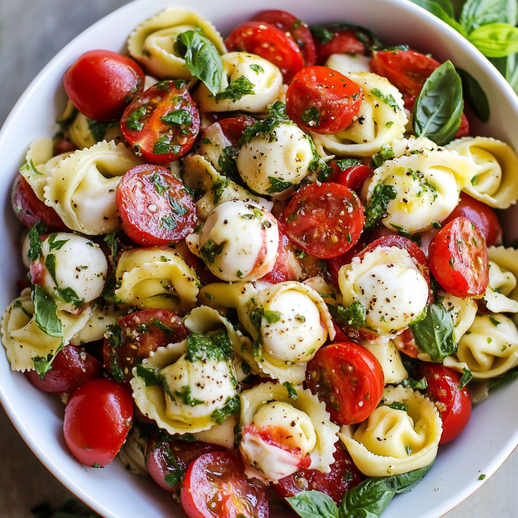 Tortellini Caprese Salad