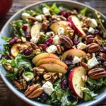 Autumn Harvest Honeycrisp Apple and Feta Salad