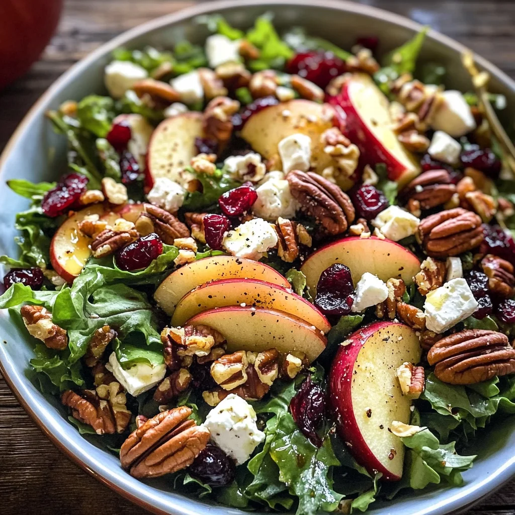 Autumn Harvest Honeycrisp Apple and Feta Salad
