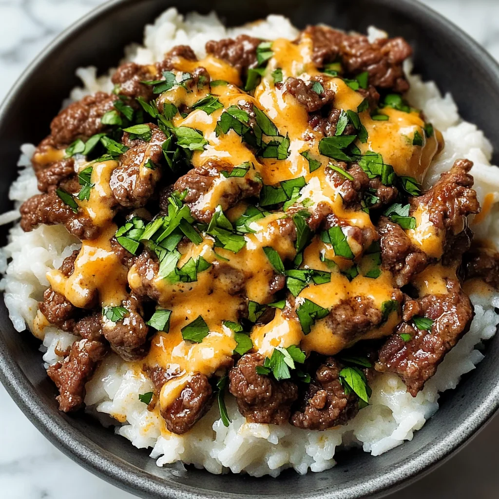Beefy Garlic Butter Bowl