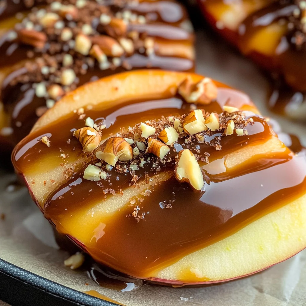 Caramel Apple Slices