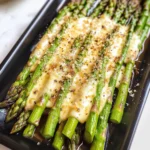 Cheesy Garlic Roasted Asparagus (Sheet Pan Recipe)