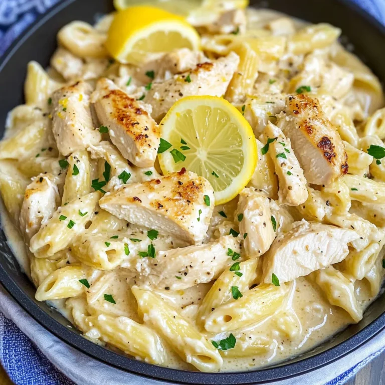 Creamy Lemon Chicken Pasta