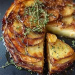 Crispy Balsamic-Thyme Potato Torte