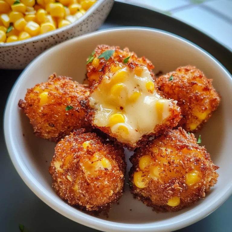 Crispy Corn Cheese Bites