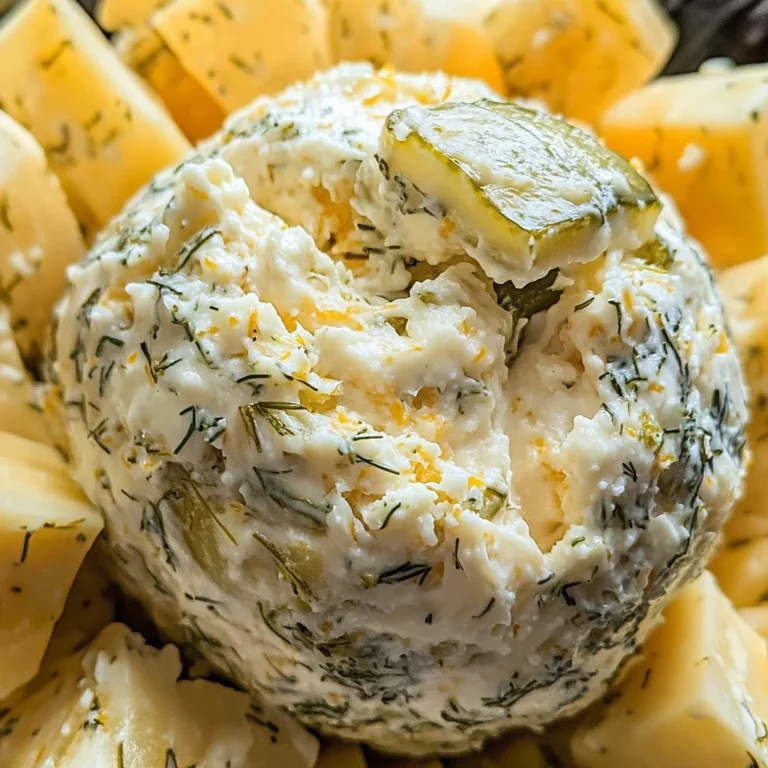 Dill Pickle Cheese Ball Recipe