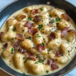 Easy Creamy Brie and Bacon Gnocchi Recipe