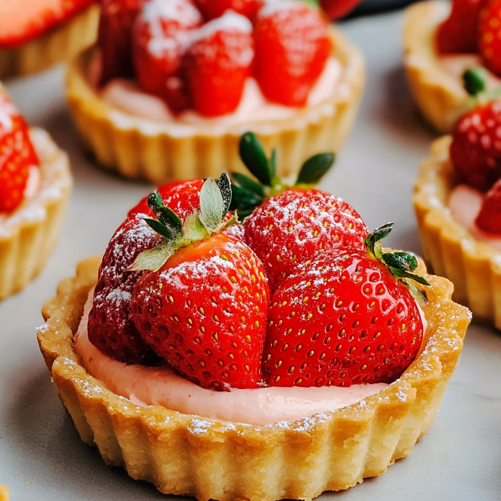Fresh and Delicious Strawberry Tartlets Recipe