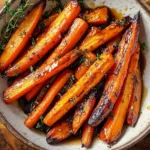 Honey Balsamic Roasted Carrots