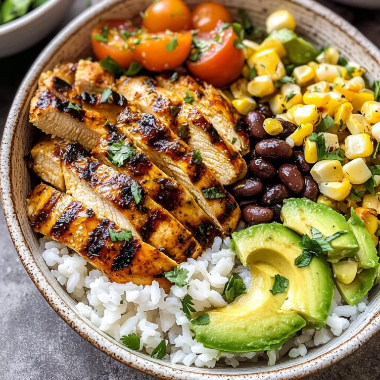 Honey Chipotle Chicken Bowls