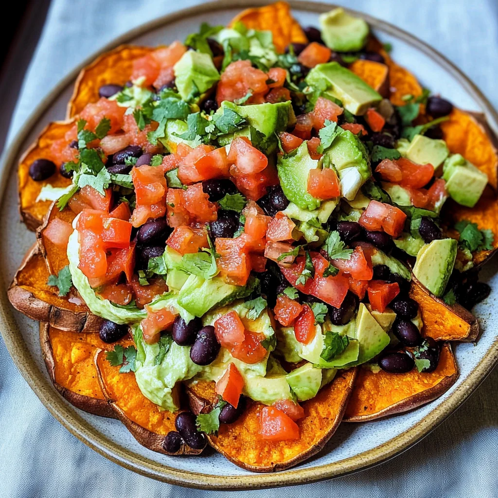 Incredible Loaded Sweet Potato Nachos