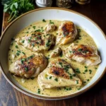 Irish Chicken in Whiskey Cream Sauce