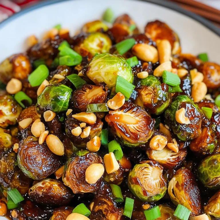 Kung Pao Brussel Sprouts