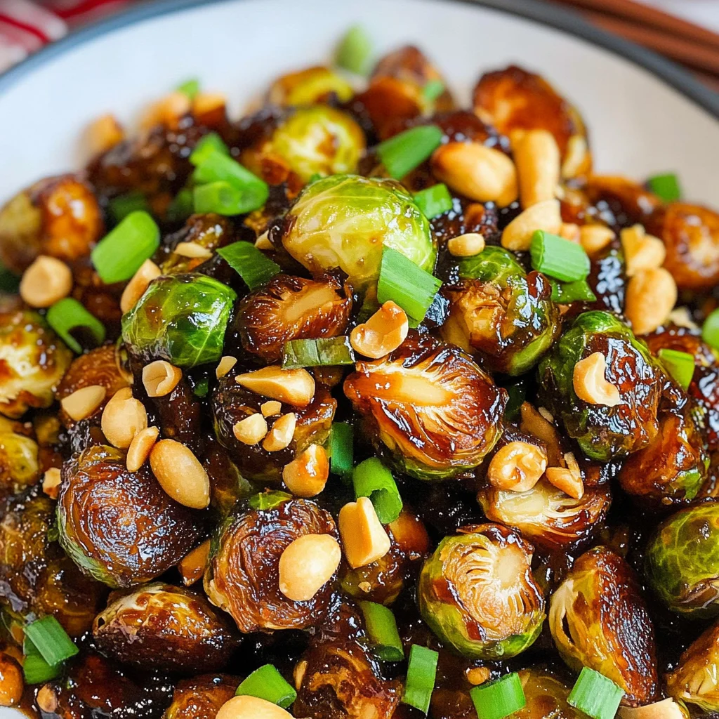 Kung Pao Brussel Sprouts