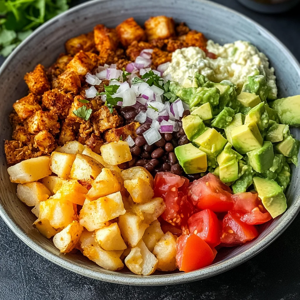 Loaded Potato Taco Bowl
