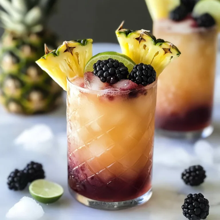 Pineapple Ginger Beer Mocktail