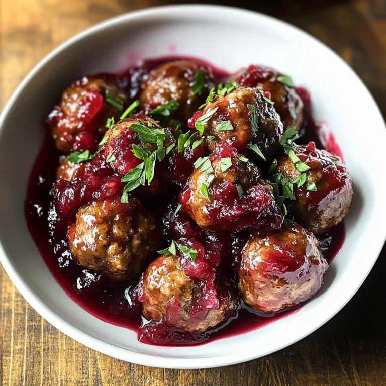 Quick Cranberry Meatballs (Christmas Recipe)