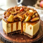 Salted Caramel Apple Pie Cheesecake