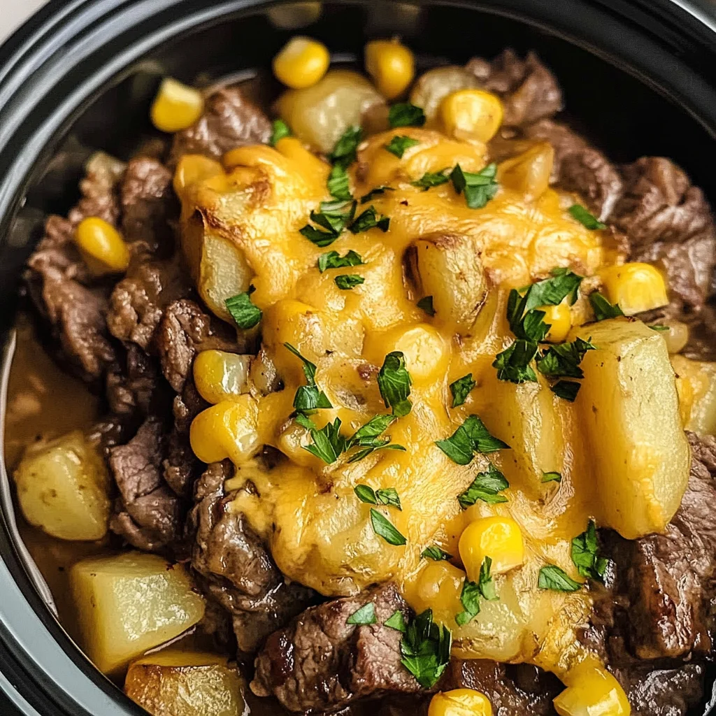 Slow Cooker Steak and Cheddar Potato Casserole: An Incredible Ultimate Recipe