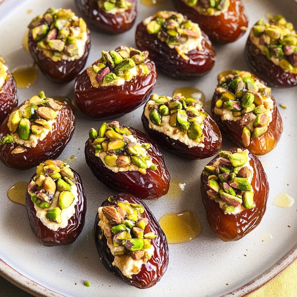 St. Patrick’s Day Treat: Honey Pistachio Ricotta Stuffed Dates