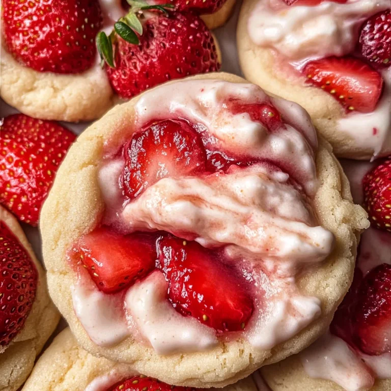 Strawberry Cheesecake Cookies