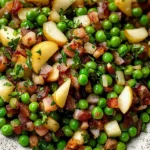 Thanksgiving Peas (with Pear and Pancetta)
