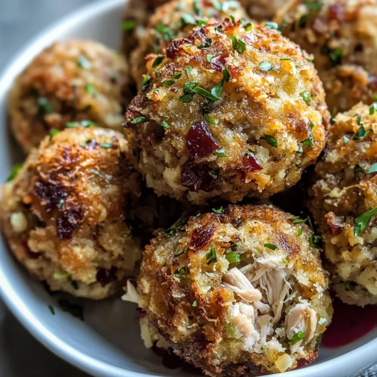 Turkey stuffing Balls