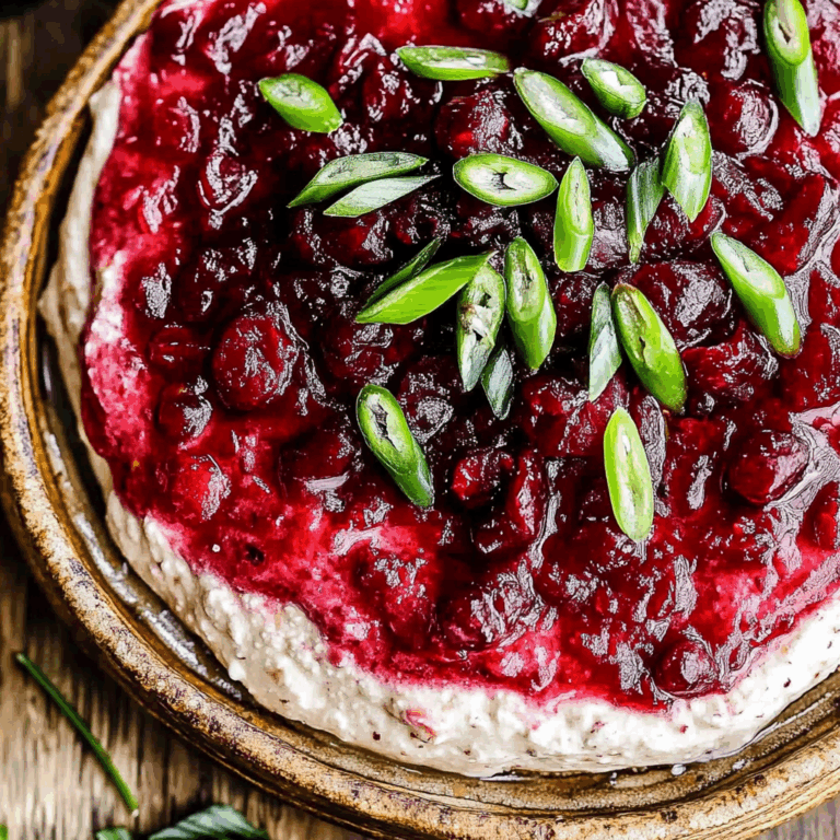 10-Minute Cranberry Jalapeno Dip