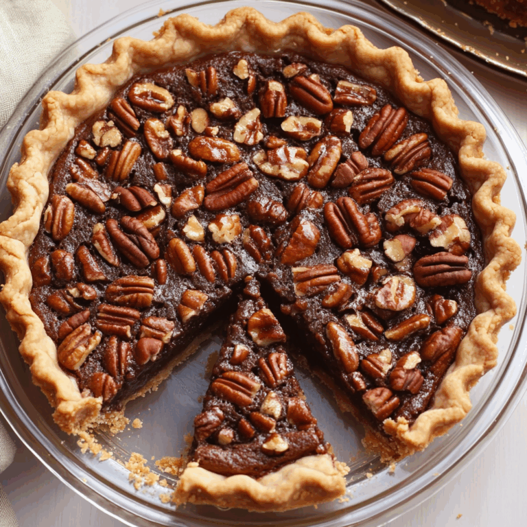 Brownie Pecan Pie