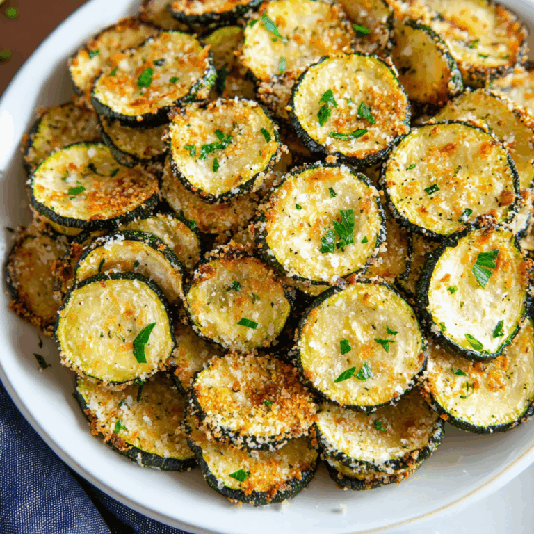 Crispy Baked Zucchini Chips