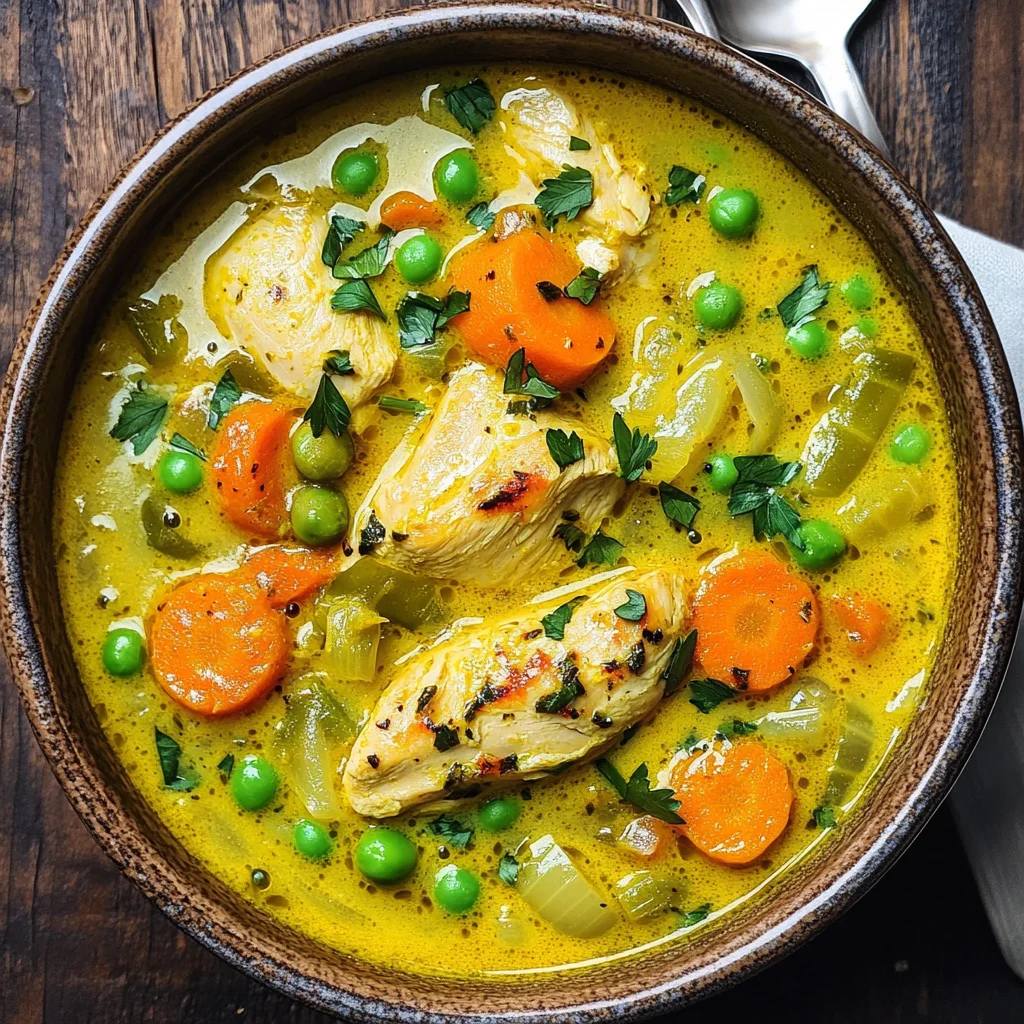 Anti Inflammatory Turmeric Chicken Soup