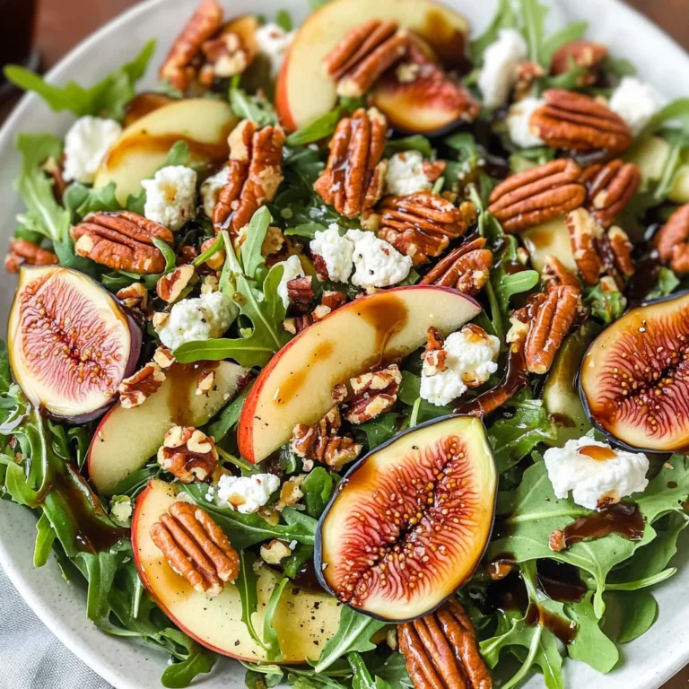 Apple Arugula Salad With Maple Pecans