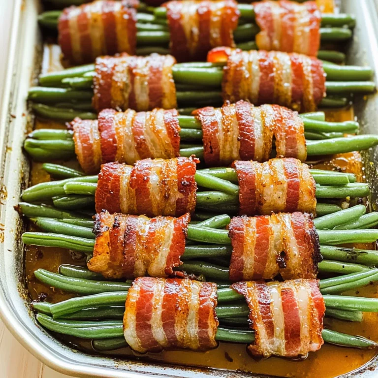 Bacon-Wrapped Green Bean Bundles recipe