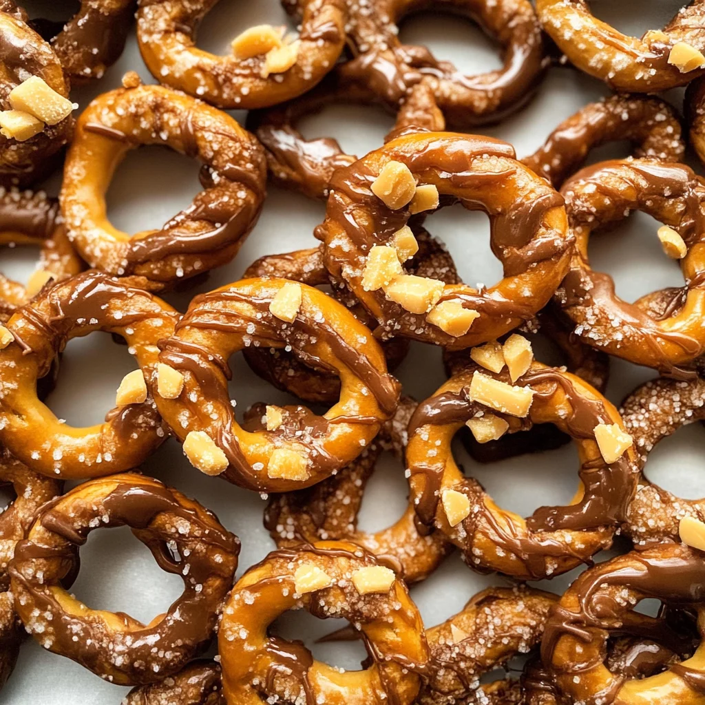 Butter Toffee Pretzels