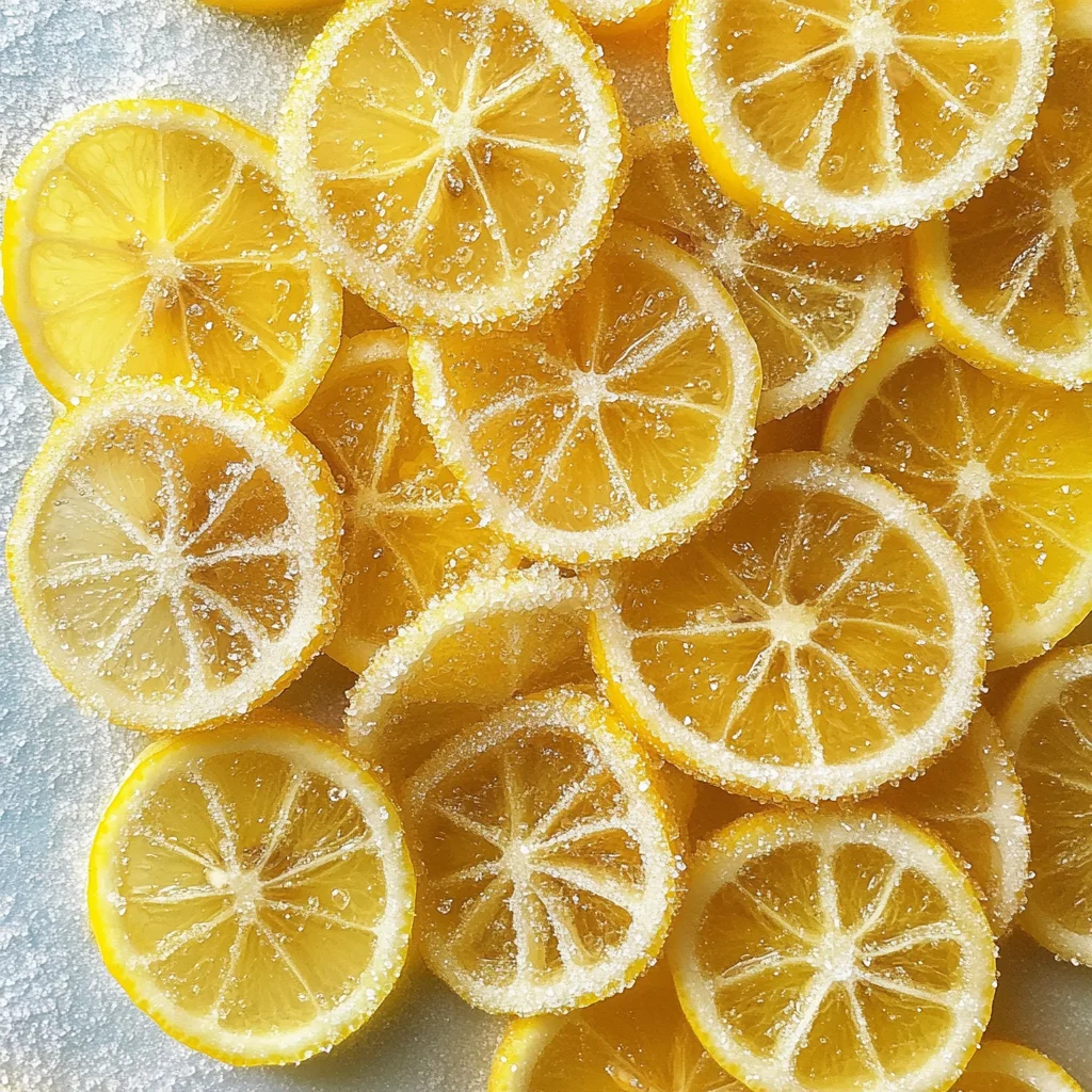 Candied Lemon Slices