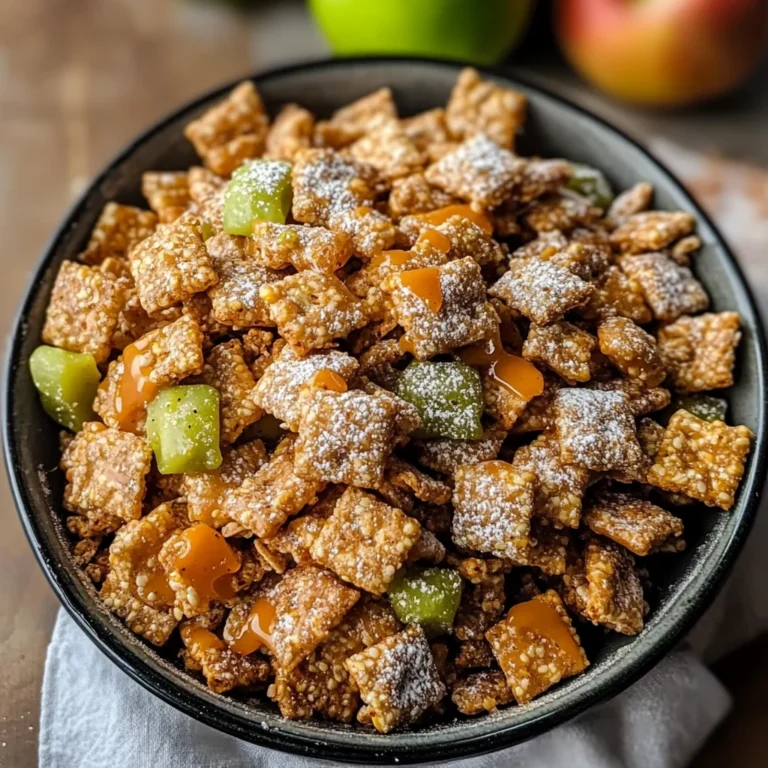 Caramel Apple Puppy Chow