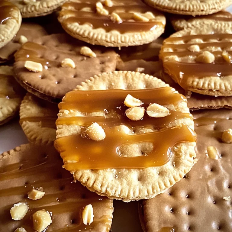 Caramel Peanut Ritz Cracker Treats