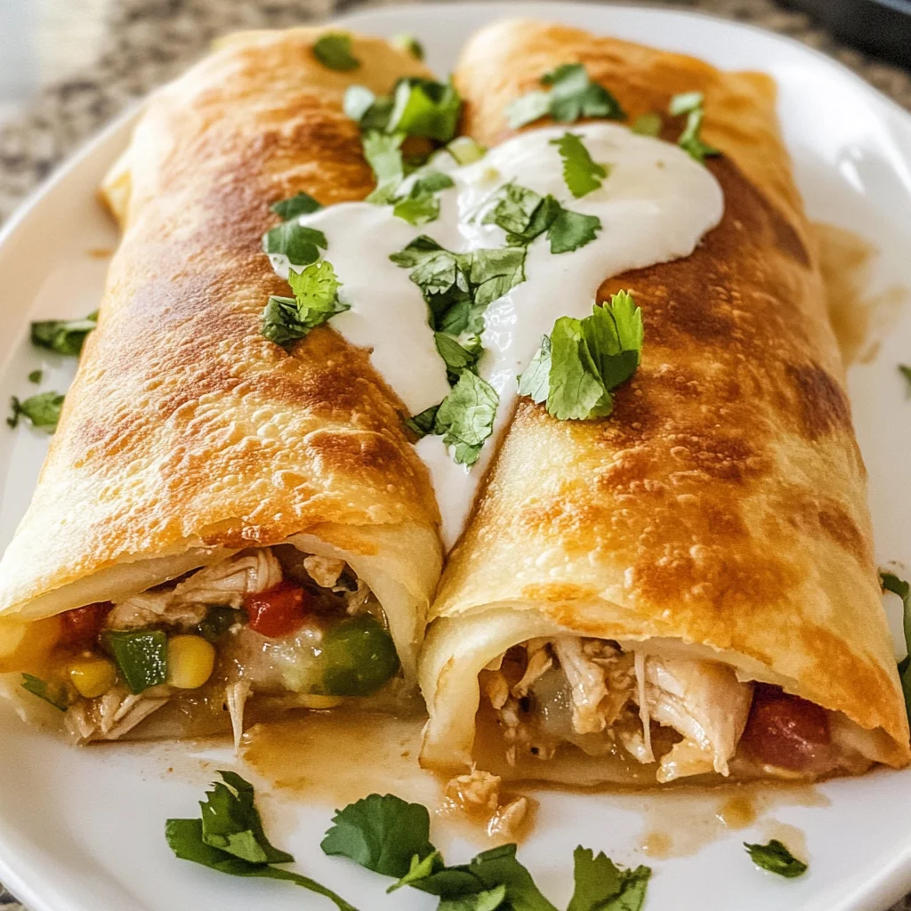 Chicken Chimichangas