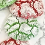 Christmas Crinkle Cookies