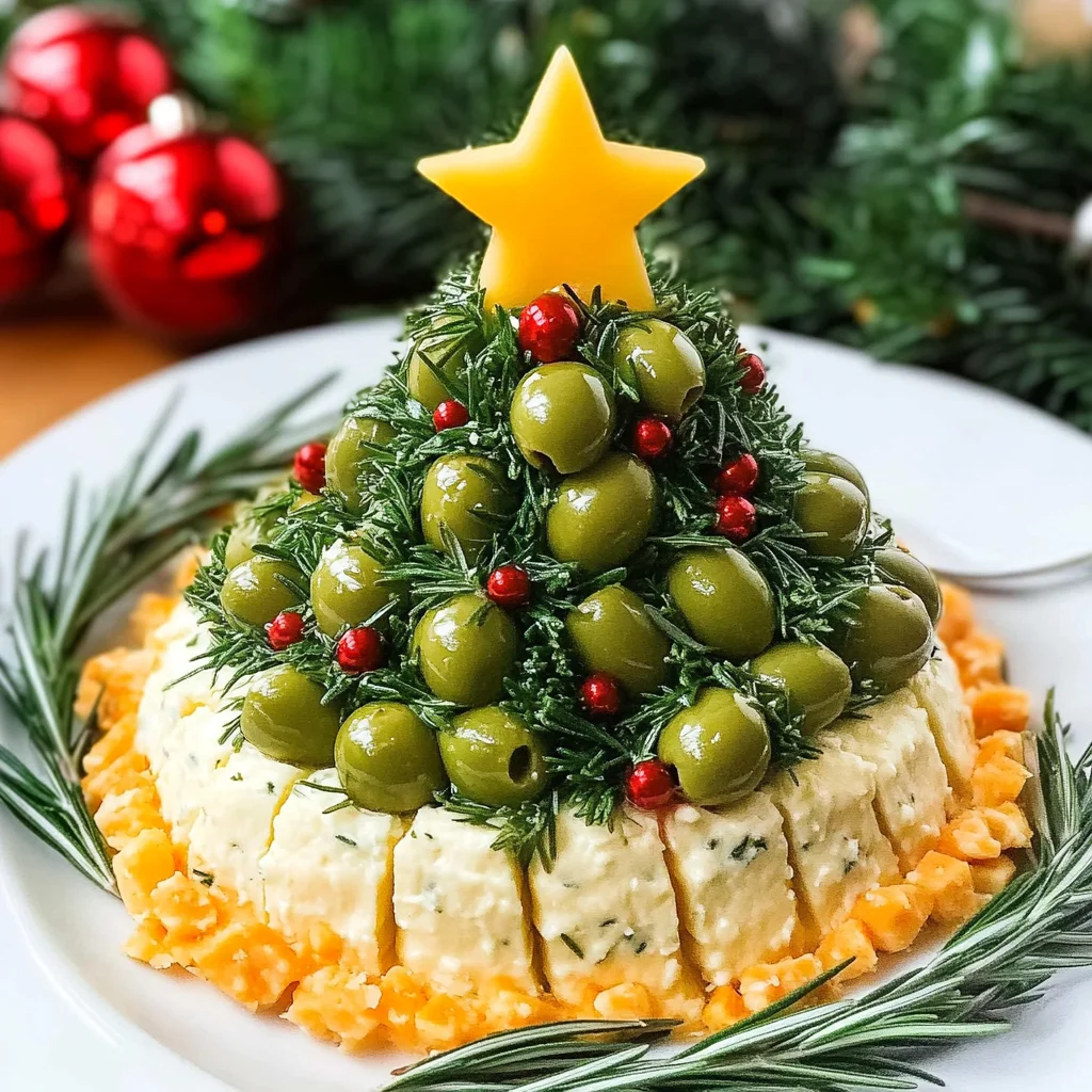 Christmas Tree Cheese Ball