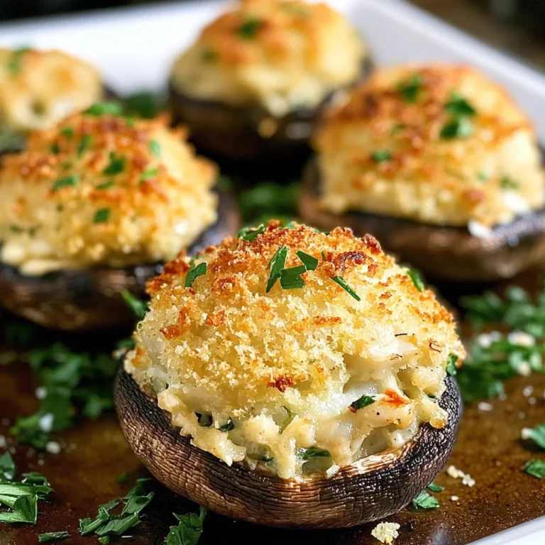 Crab Stuffed Mushrooms Recipe