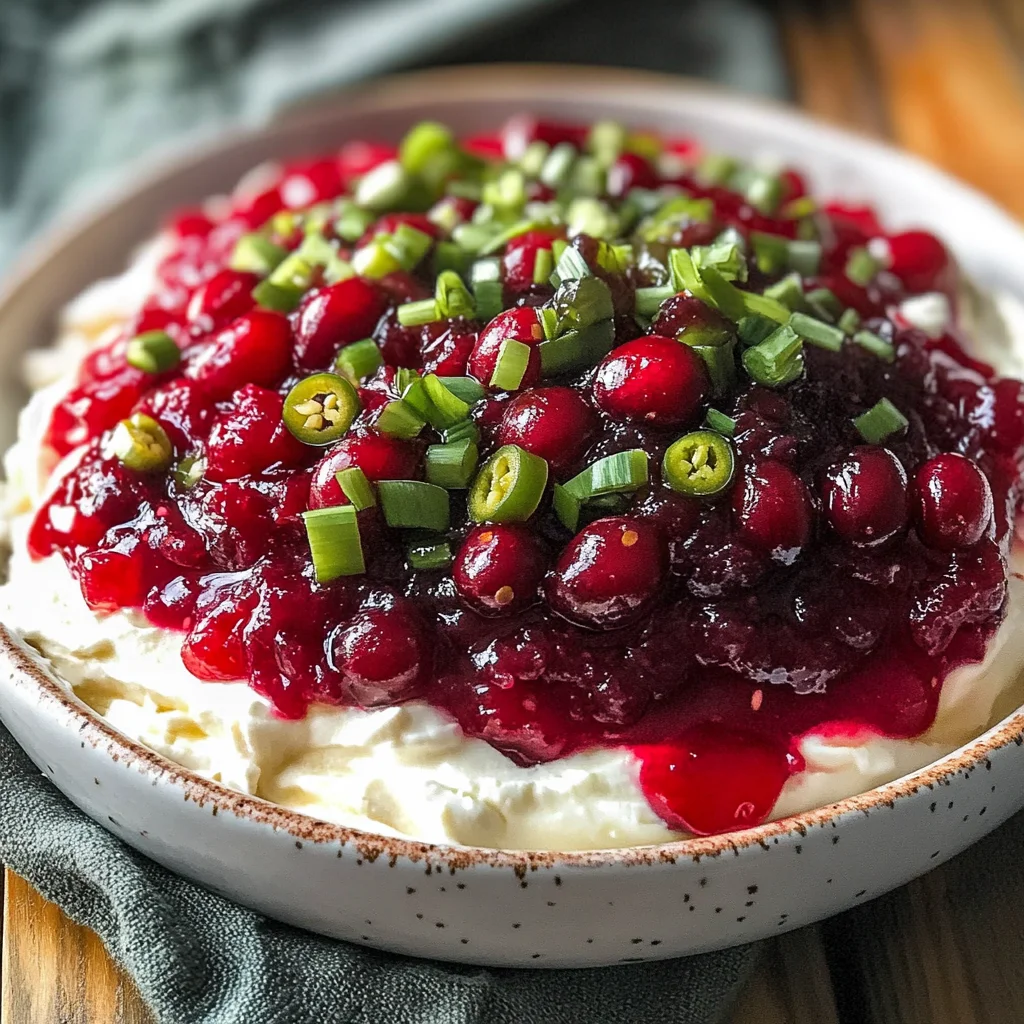Cranberry Jalapeno Cream Cheese Dip Recipe