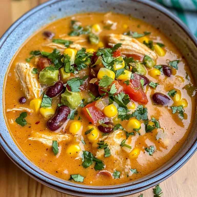 Creamy Chicken Enchilada Soup