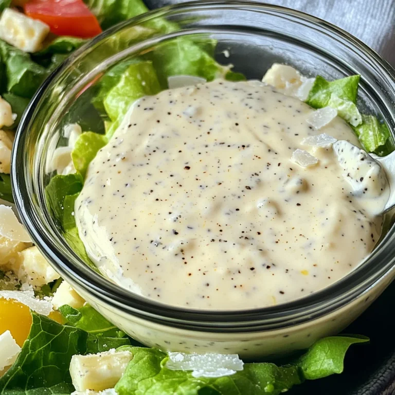 Easy Homemade Creamy Italian Salad Dressing Recipe
