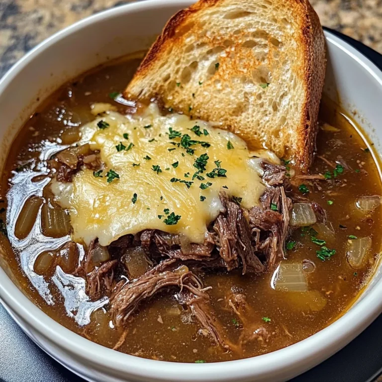 French Onion Beef Short Rib Soup