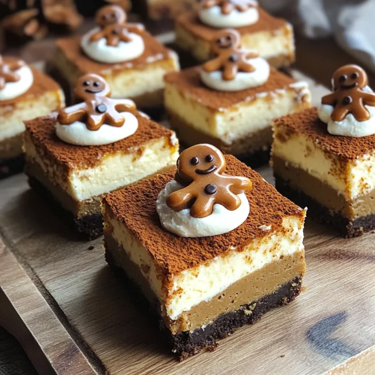 Gingerbread Cheesecake Bars