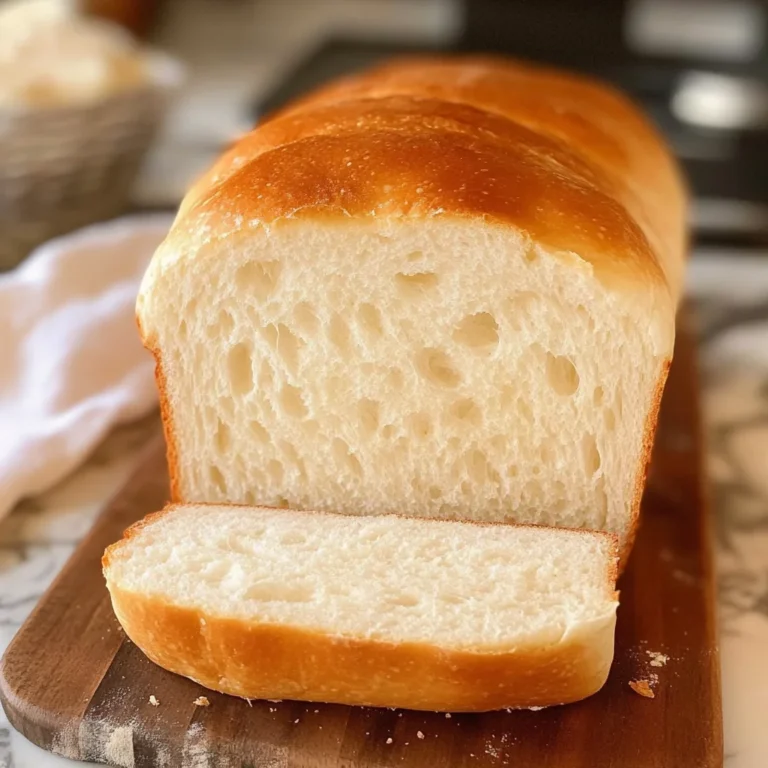 Homemade White Bread Recipe