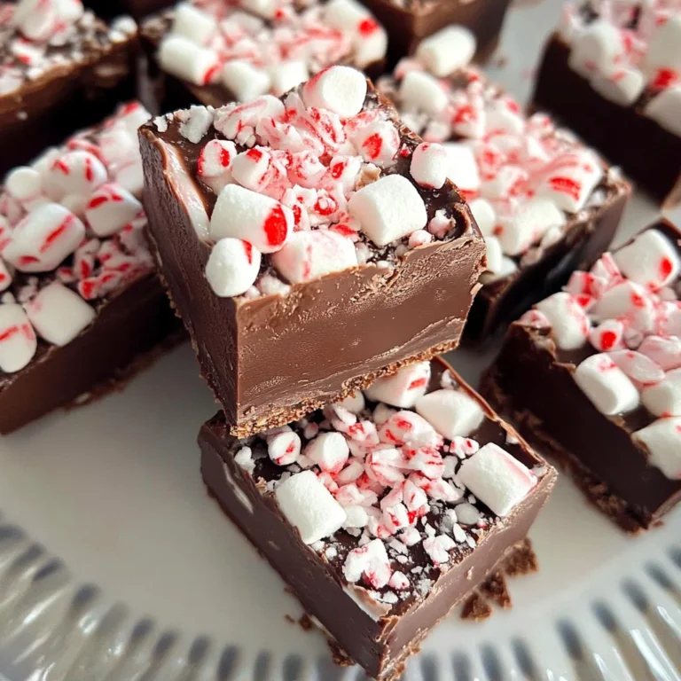Hot Chocolate Peppermint Fudge!